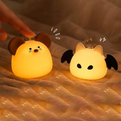 Set silikonskih nočnih luči Bat & Mouse