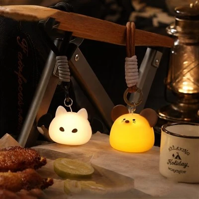 Set silikonskih nočnih luči Mouse & Bat